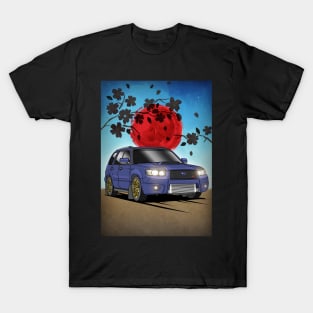 Subaru Forester XT STi (2007) Japanese Art Style T-Shirt